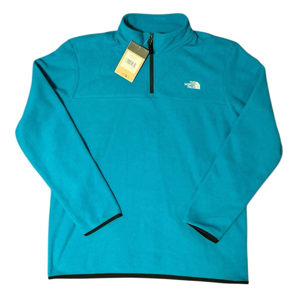 The North Face Men's Alkaline Blue  Zip-Up 1/4 Sweater XL